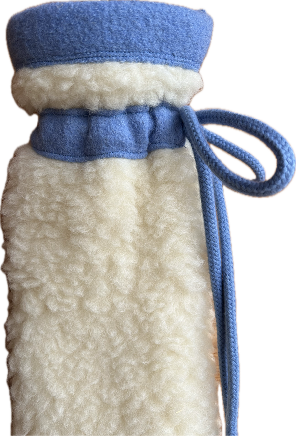 Wärmflasche Longi mit Bezug aus Bio-Teddy