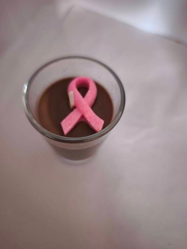 Mini Bougie Octobre Rose