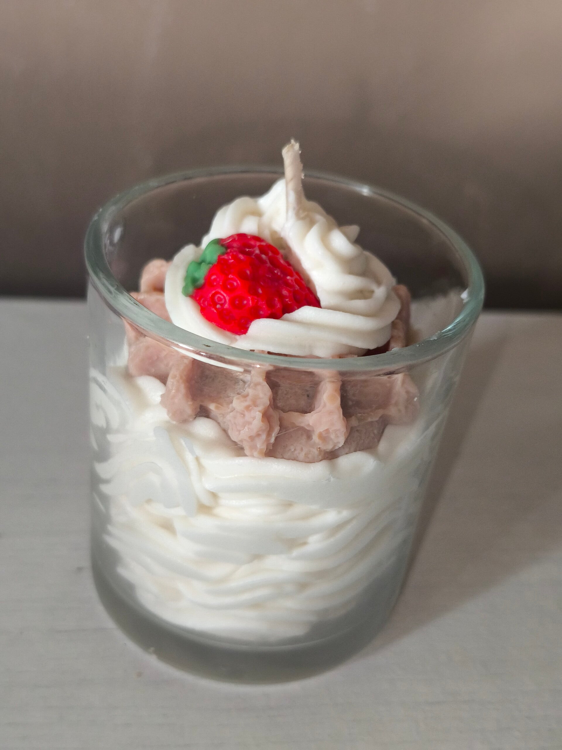 Gaufre chantilly fraise