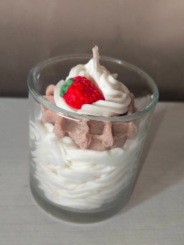 Gaufre chantilly fraise