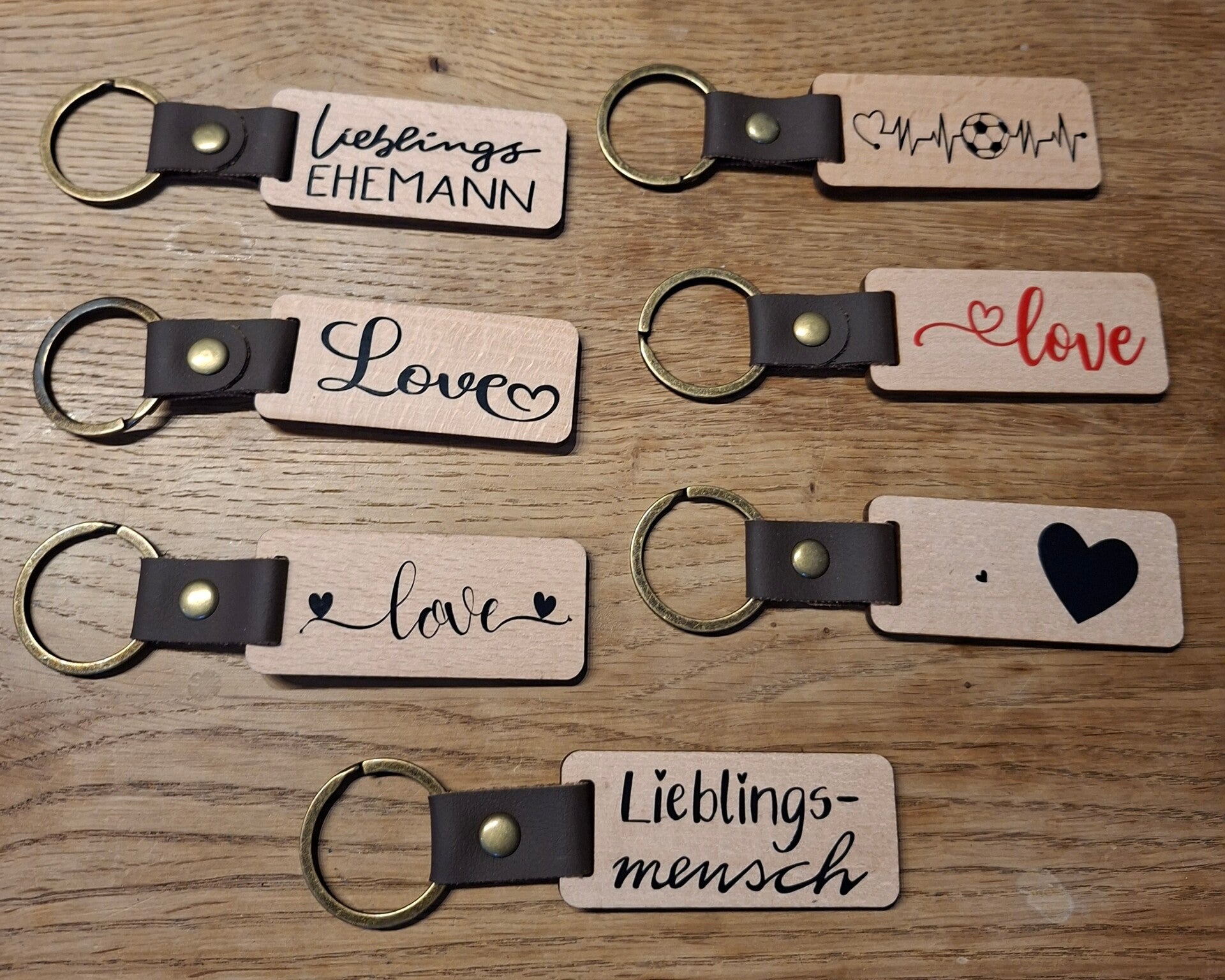 Holzschlüsselanhänger