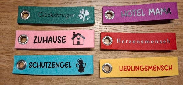 Filzschlüsselanhänger