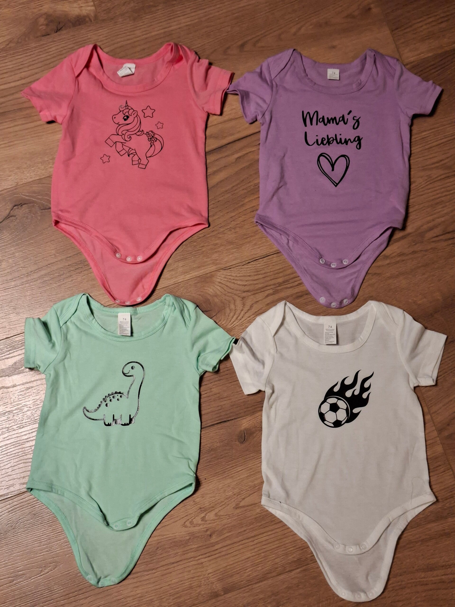 Bodys Gr. 74 kurzarm