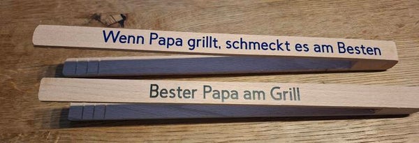Holz-Grillzangen