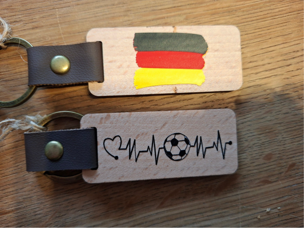 Holzschlüsselanhänger