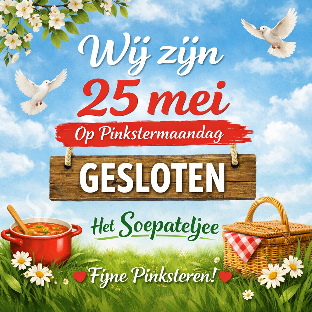 🌿 Pinkstermaandag gesloten 🌿