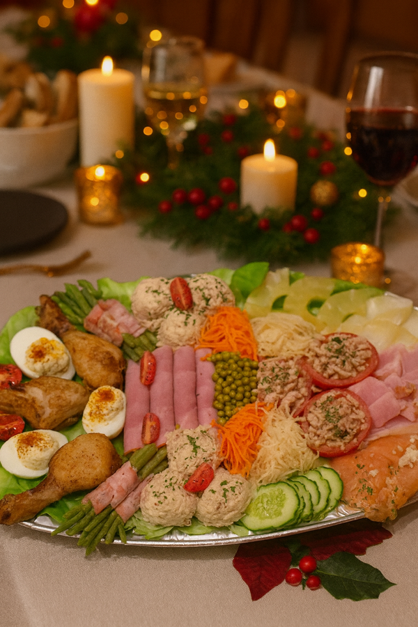 Koude Schotel Vis-Vlees Gemengd