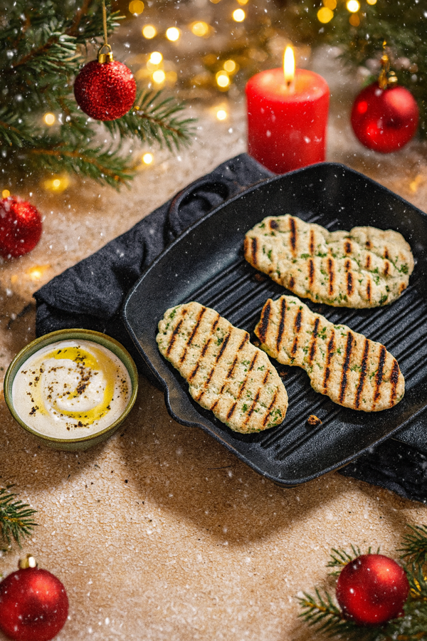 Flatbread met frisse dipsaus