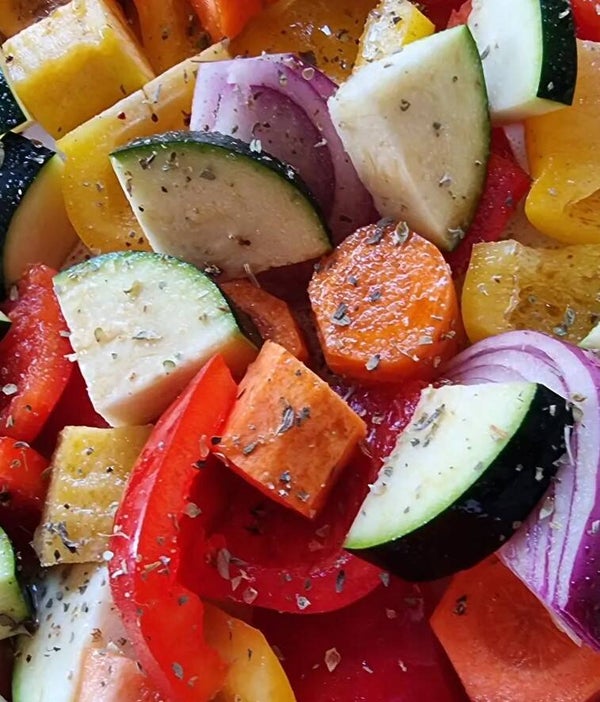 Italiaans gekruide ovengroenten