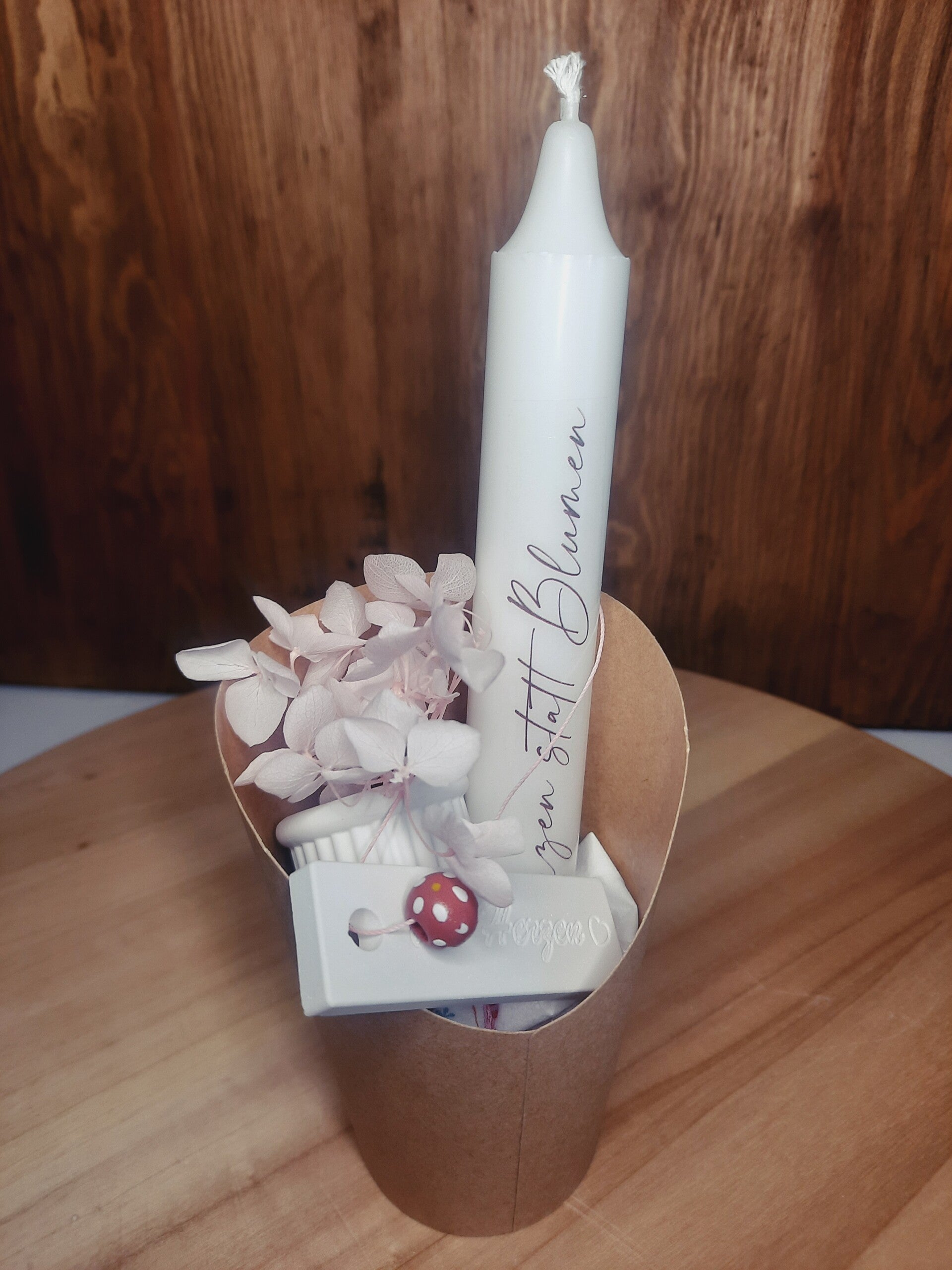 Geschenkset: Glückwünsche im Becher