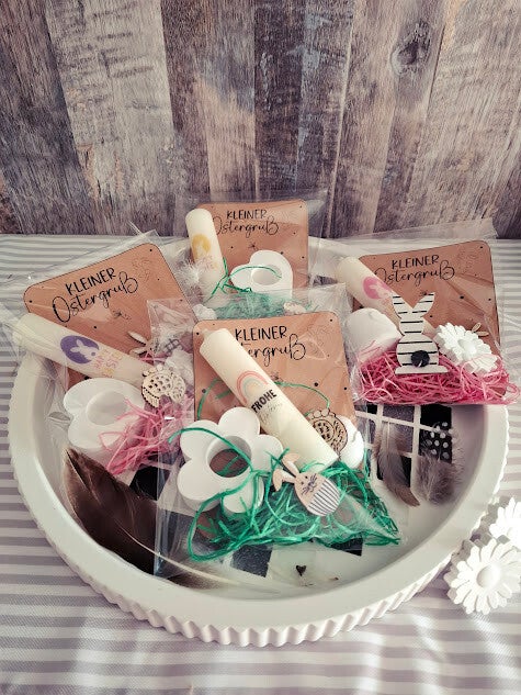 Kleiner Ostergruß in der Tüte 🐣🌷