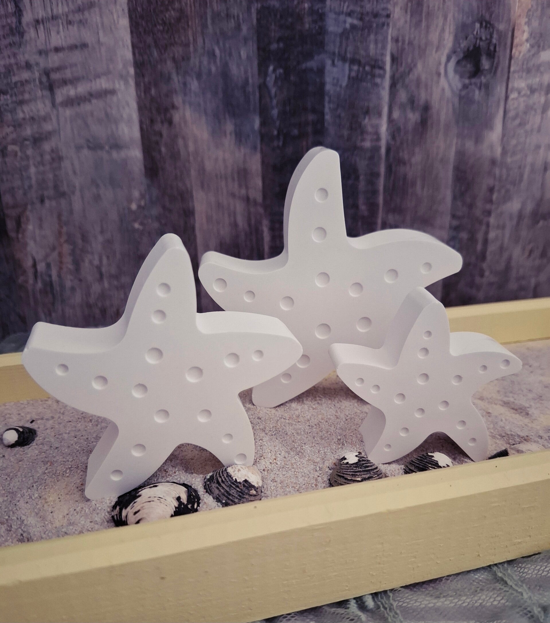 Deko-Seesterne im 3er-Set