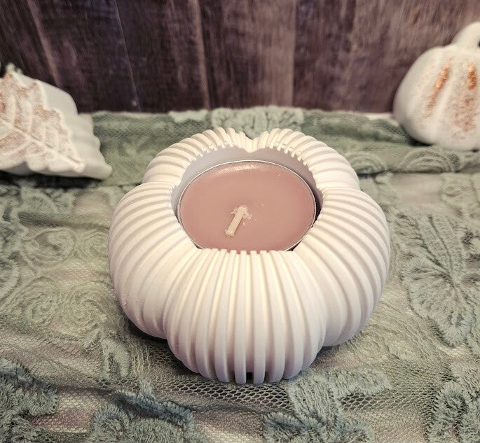 2 in 1 Kerzenhalter – Kürbis Design