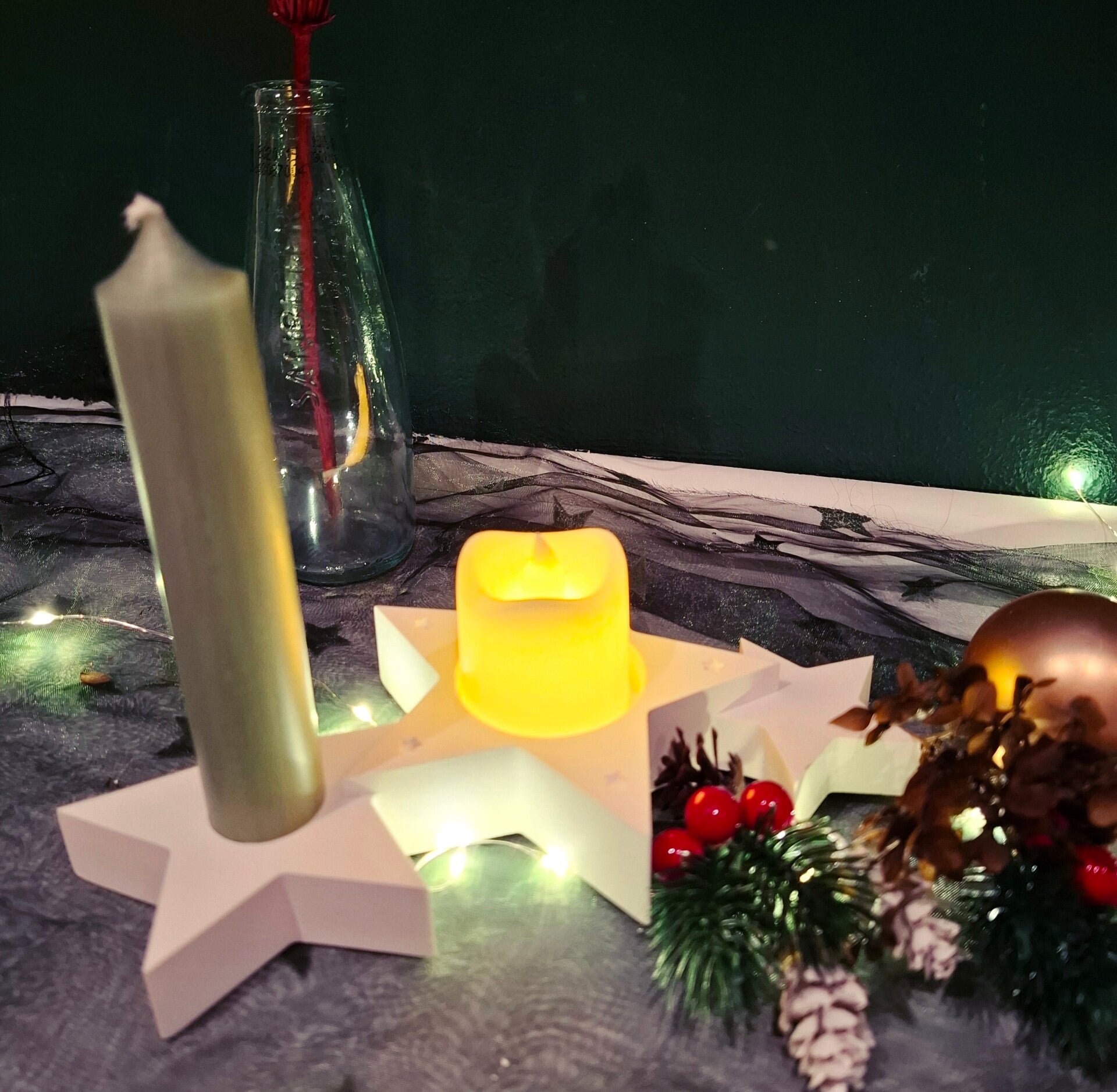 ⭐ Sternen-Kerzenhalter – himmlischer Glanz