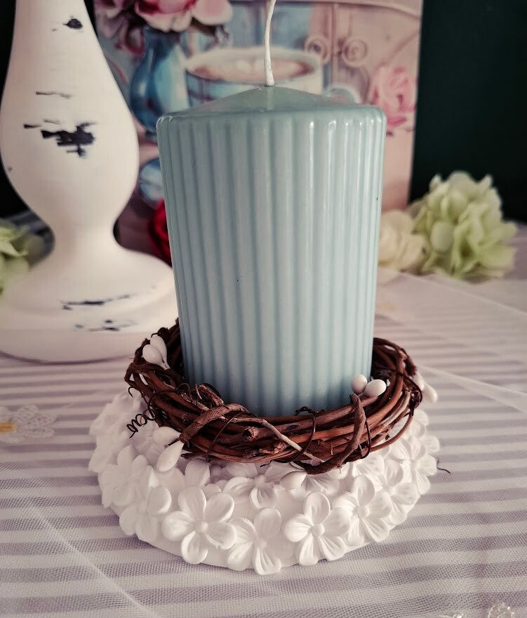 Kerzenhalter Blütekranz Ø 13 cm