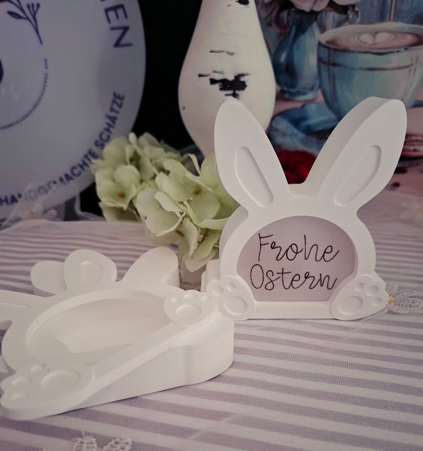 Licht-Hase mit Lichterkette