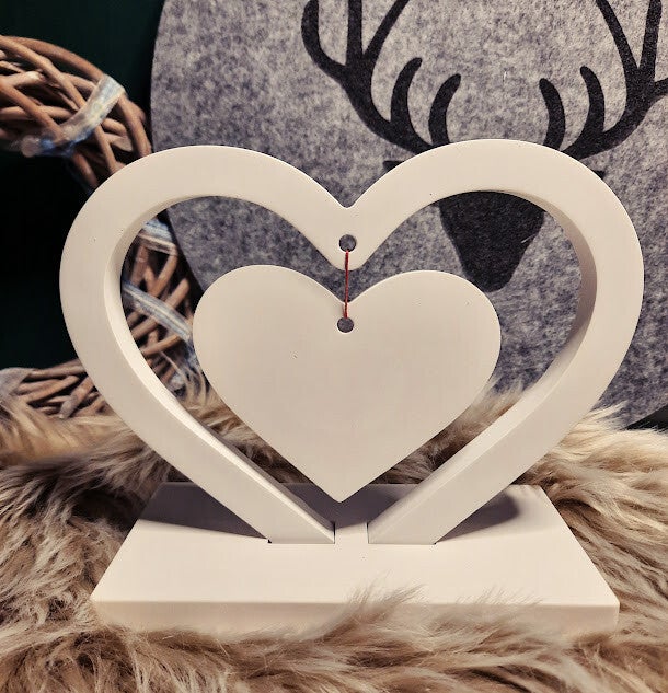 Aufsteller mit herzlichem Aufhänger 3 Teile