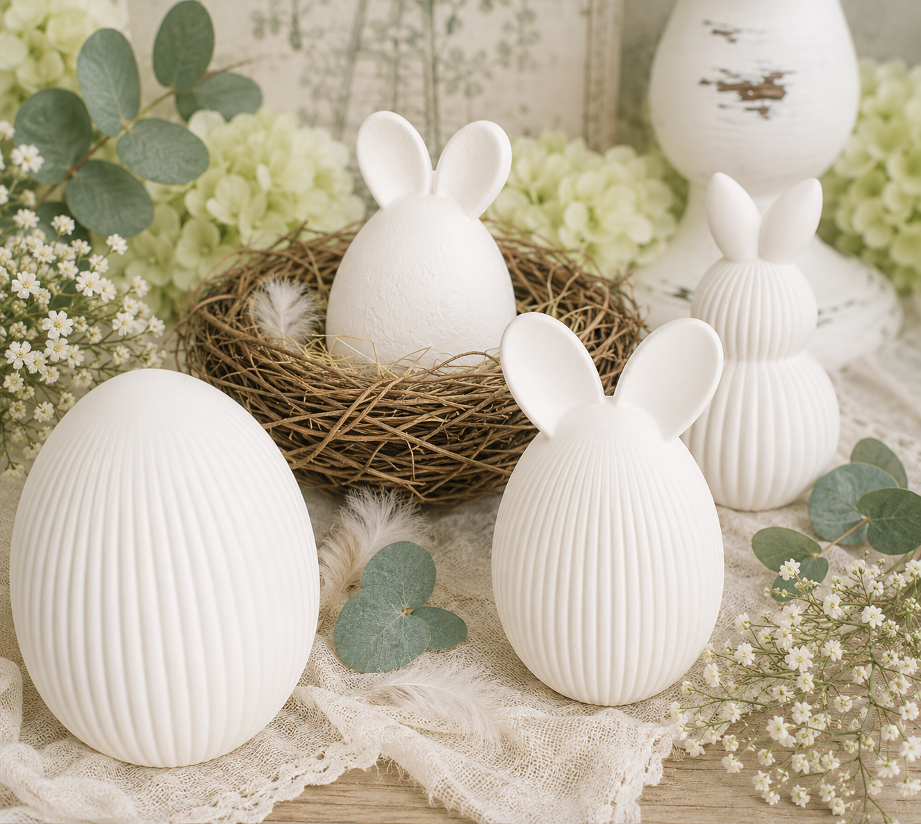 Osterfiguren im skandinavischen Stil (4 Varianten)