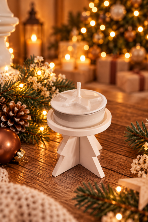 Mini-Teelichthalter „Tannenbaum“
