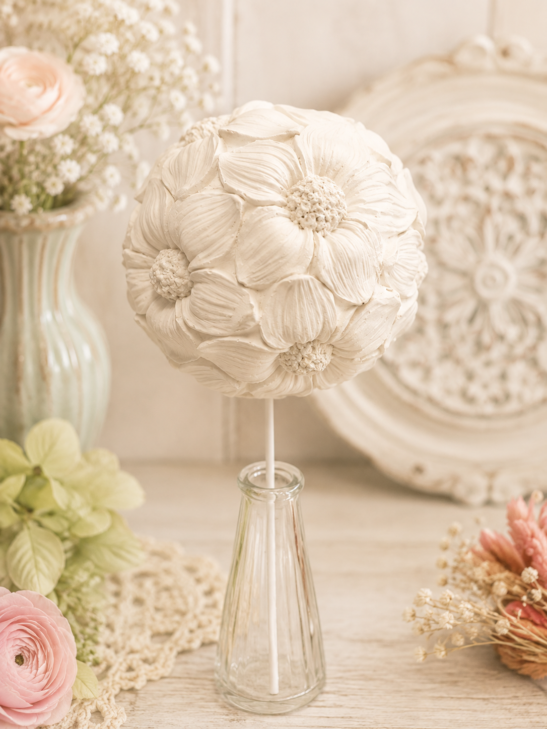 Deko-Blume zum Stecken Ø 8 cm