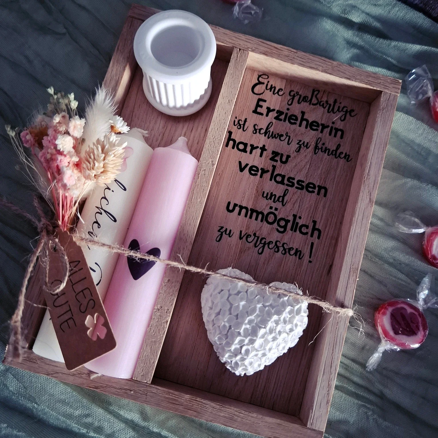 Geschenkset: „Abschied Erzieherin“