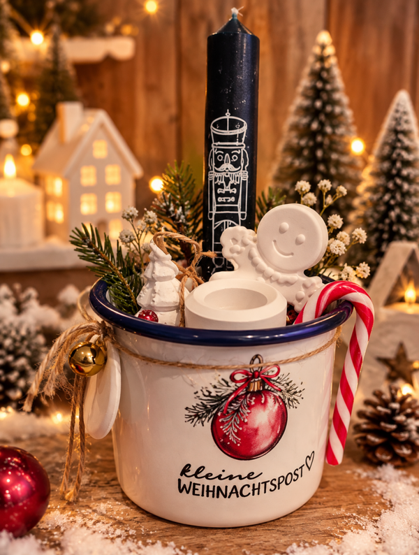Emaille-Becher - liebevoll dekoriert Weihnachten oder Ostern 🤍