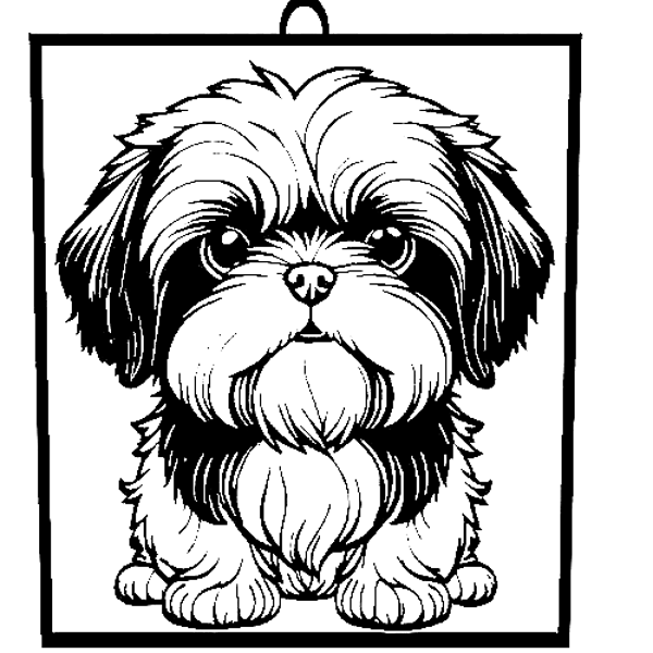 Décoration murale chien