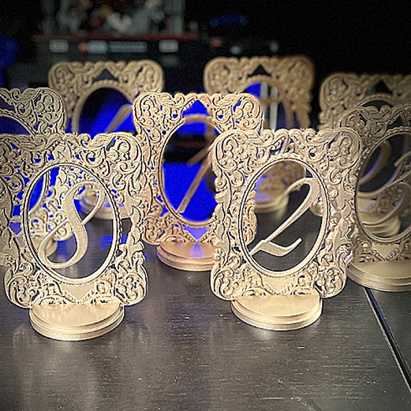 Numéro de table mariage