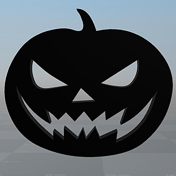 Décoration Citrouille méchante