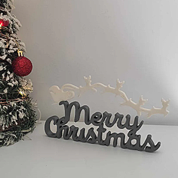 Décoration a poser Merry Christmas