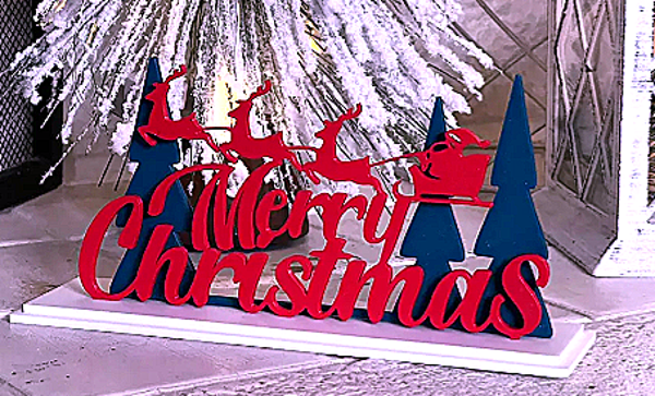 Décoration a poser Merry Christmas