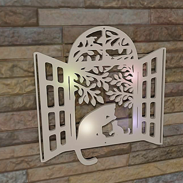 Décoration murale chat