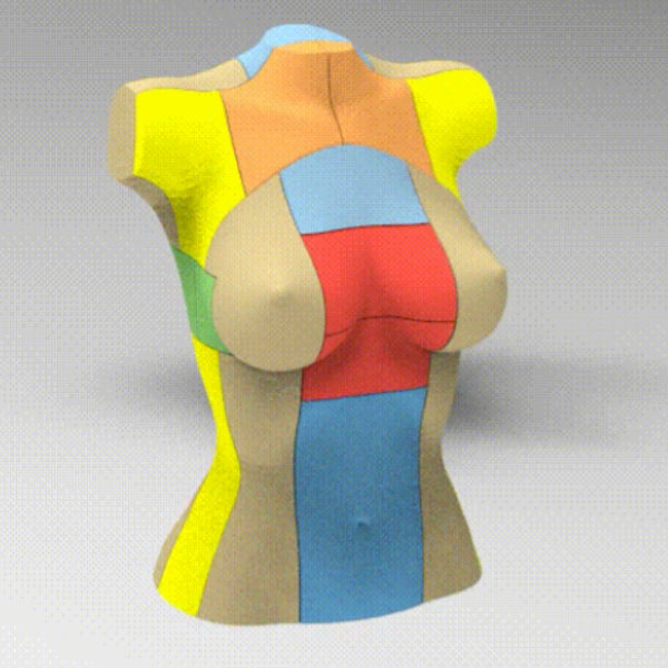 Casse tête Torse de Femme