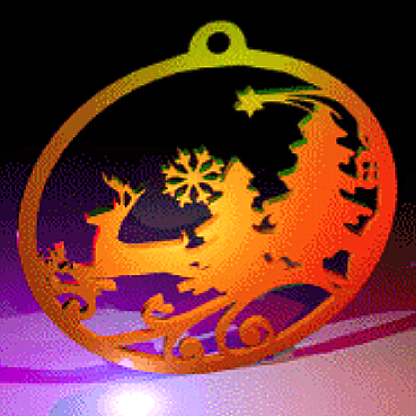 Décoration sapin boule de Noël