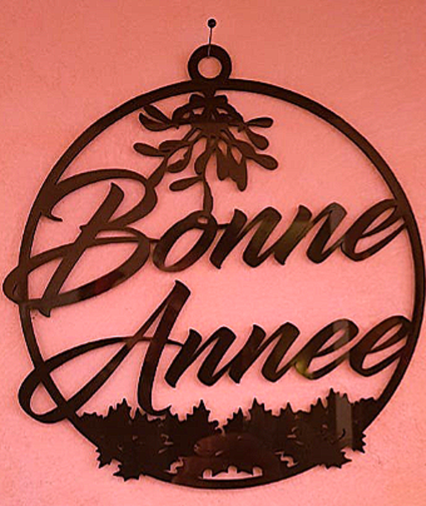 Décoration murale BONNE ANNEE