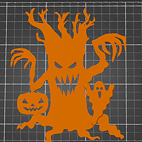 Décoration Arbre Halloween