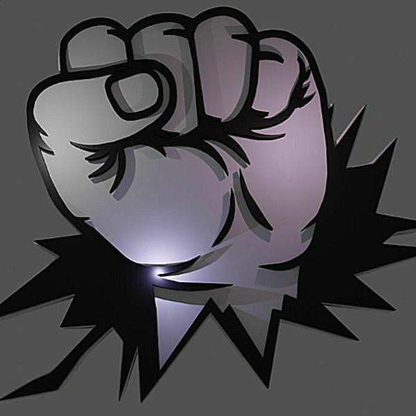 Décoration murale Poing