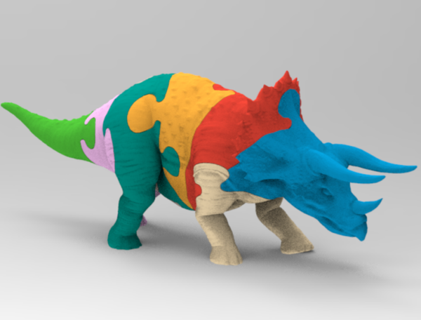Puzzle Triceratops
