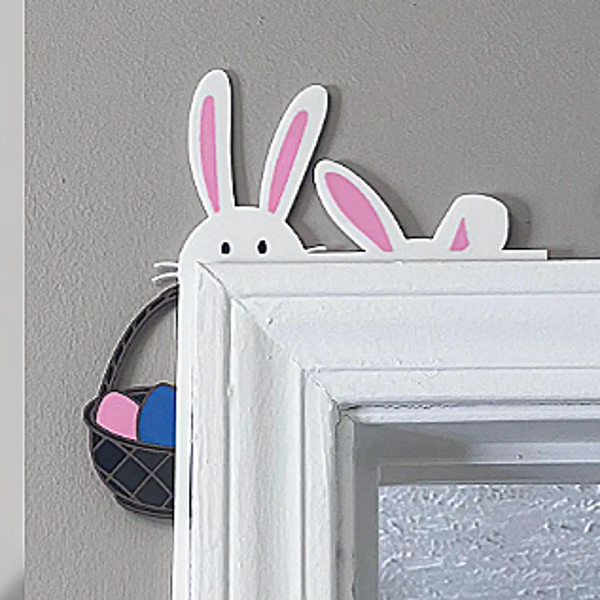 Coin de porte Lapin de Pâques
