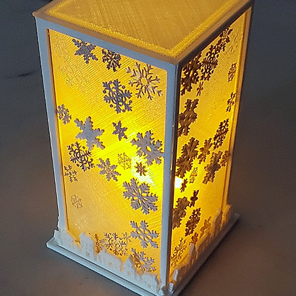 Lanterne Flocon de Neige