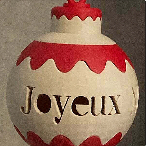 Boule de Noël pour sapin