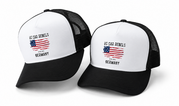Rebels Cap, Netzcap, schwarz/weiß