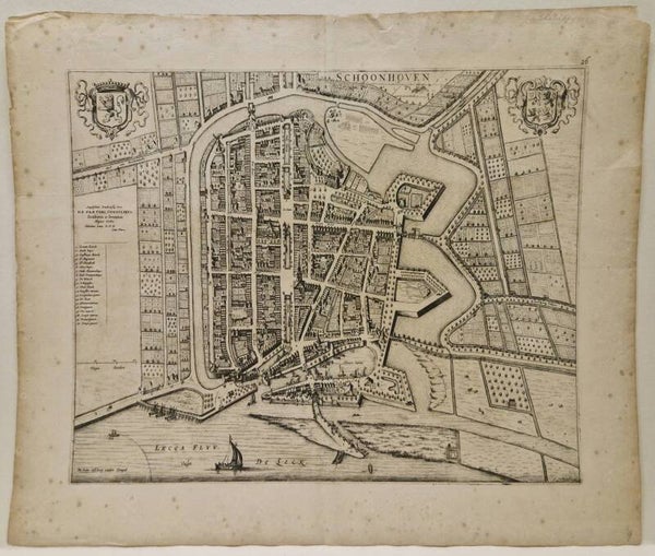 Schoonhoven. Blaeu 1649.