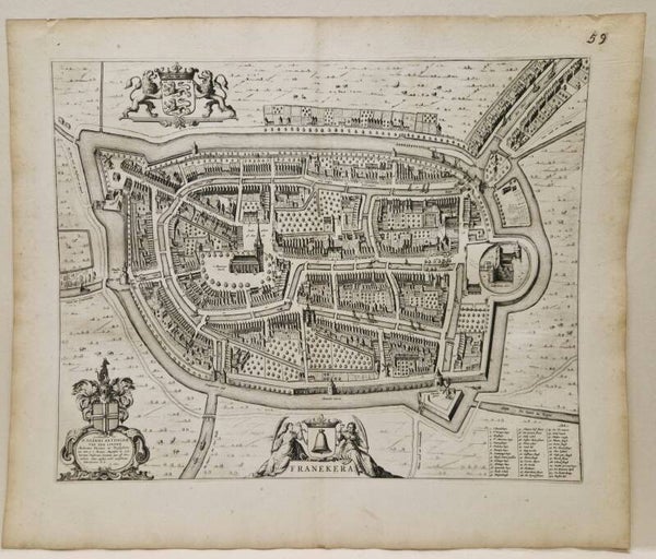Franekera. Blaeu 1649.