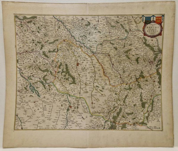 Diocese de Rheims. Blaeu 1662.