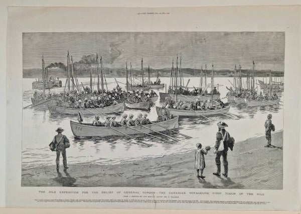 The Graphic.  The Nile expedition 1884.