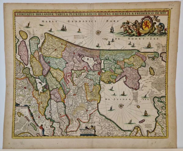 Comitatus Hollandiae.  Frederik de Wit 1680
