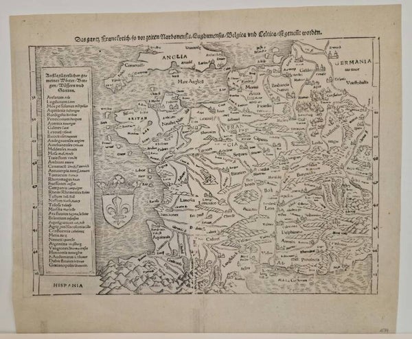 Das ganz Franckreich. S.Munster 1574.