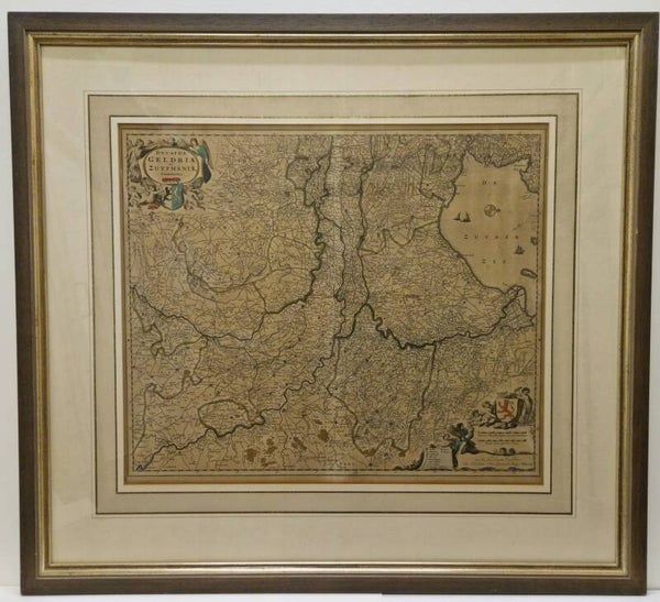 Ducatus Geldriae et zutphaniae comitatus. N.Vischer 1683-1696.