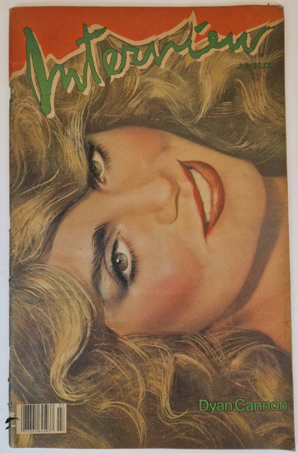 Andy warhol's Interview. Juli 1982.